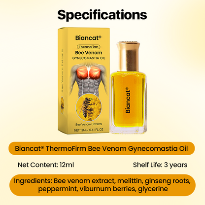 Biancat® ThermoFirm Bee Venom Gynecomastia Oil